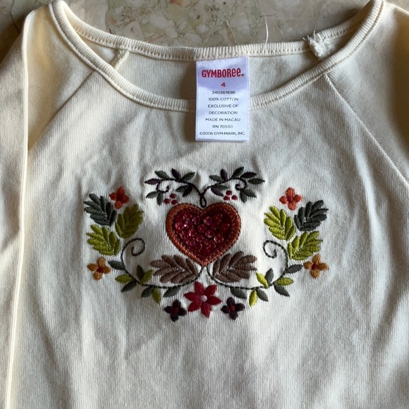 NWT Gymboree girls set, cream top and velour pants size 4, and turtleneck size 5 - Picture 4 of 5